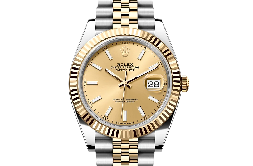 ROLEX Datejust M126333-0010 Oyster, 41 mm, Oystersteel and yellow gold