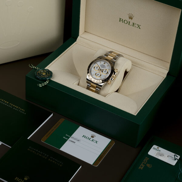 Rolex Daytona Steel & Gold White Dial 116503