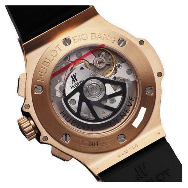 Hublot Big Bang, Gold Chronograph, 18k Rose Gold, 44 mm, Ref# 301.RX.1180.RX