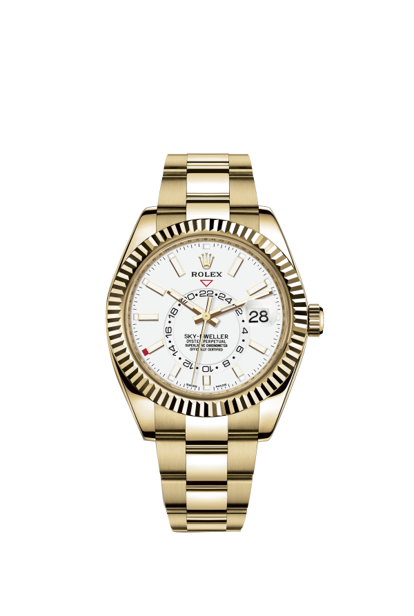 Rolex Sky-Dweller 42mm, 18k Yellow Gold, Ref# 326938-0005