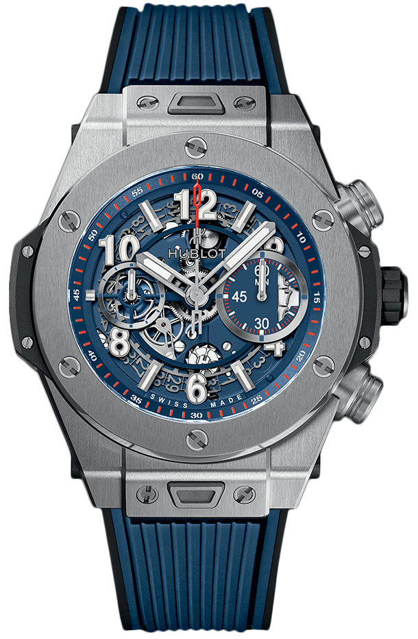 Hublot Big Bang, Unico Titanium Blue, 42mm, Ref# 441.NX.5179.RX