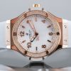 Hublot Big Bang, Gold White Diamonds, 38 mm, Ref# 361.PE.2010.RW.1104