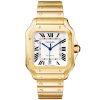 Santos de Cartier Large Automatic 18ct Yellow Gold Bracelet Watch