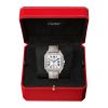 Santos de Cartier Medium Diamond Set Automatic 18ct White Gold Watch