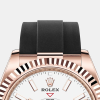 Rolex Sky-Dweller 42mm, 18k Everose Gold, Oysterflex, Ref# 326235-0004