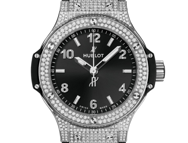 Hublot Big Bang, Steel Pave, 38 mm, Ref# 361.SX.1270.RX.1704