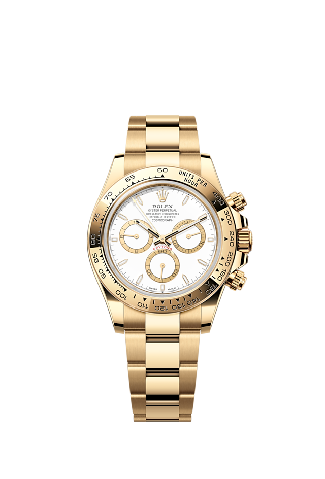 Rolex Cosmograph Daytona 40mm, 18k Yellow Gold, Ref# 126508-0001