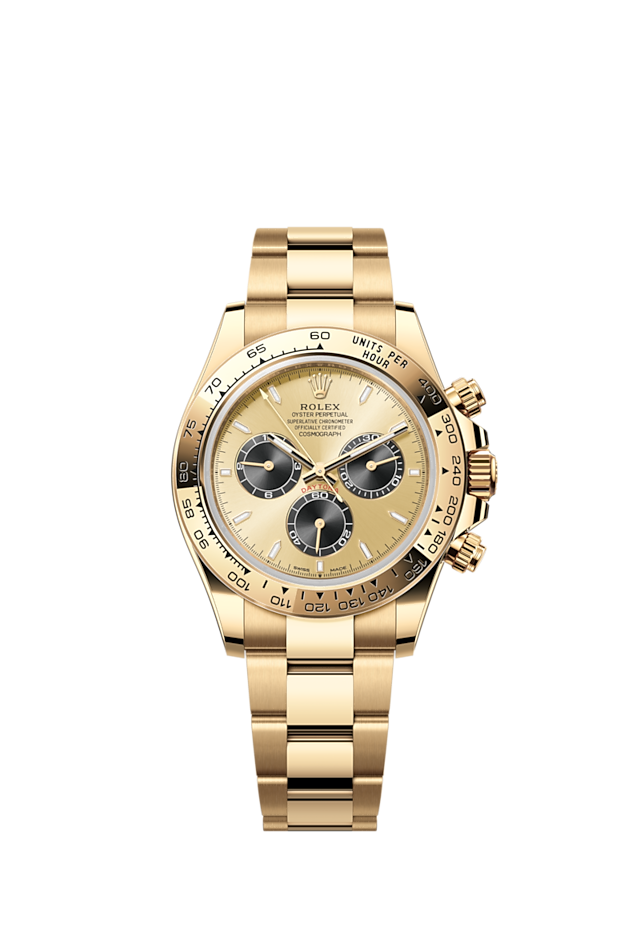 Rolex Cosmograph Daytona 40mm, 18k Yellow Gold, Ref# 126508-0006