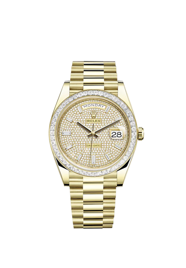 Rolex Day-Date 40mm, 18k Yellow Gold, Ref# 228398tbr-0036