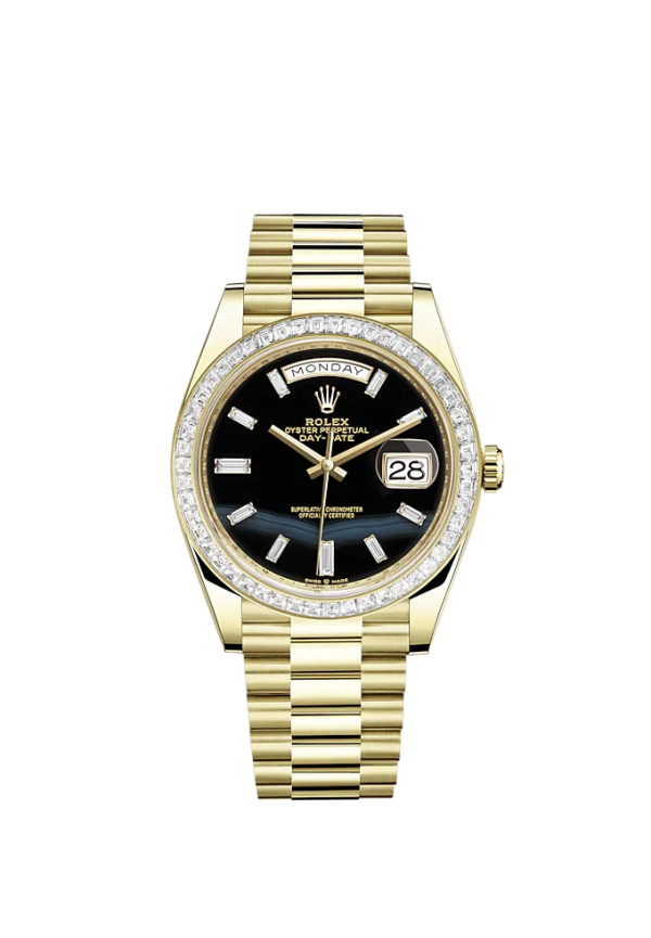 Rolex Day-Date, 40mm, 18k Yellow Gold and Diamonds, Ref# 228398tbr-0038