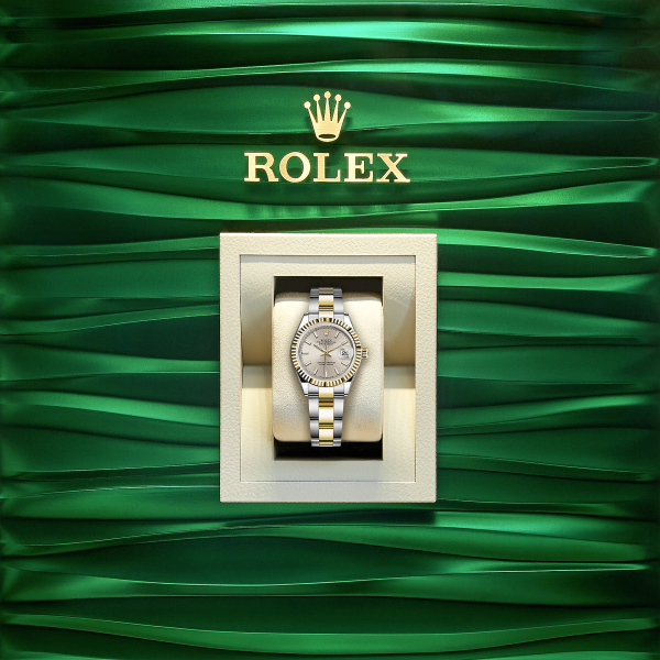 Rolex Lady-Datejust 28, Oystersteel and 18k Yellow Gold, Ref# 279173-0020