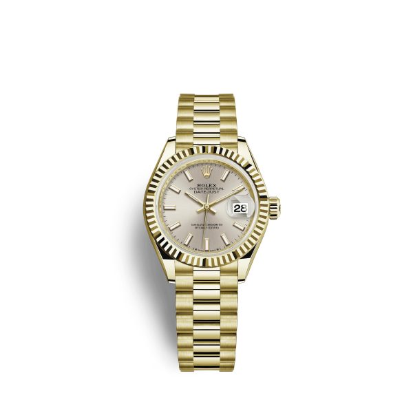 Rolex Lady-Datejust 28, 18k Yellow Gold, Ref# 279178-0005