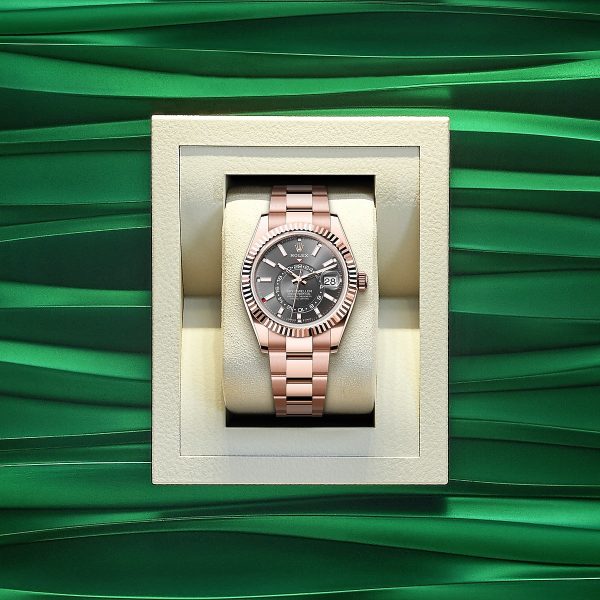 Rolex Sky-Dweller, 42mm, 18k Everose Gold, Ref# 336935-0004