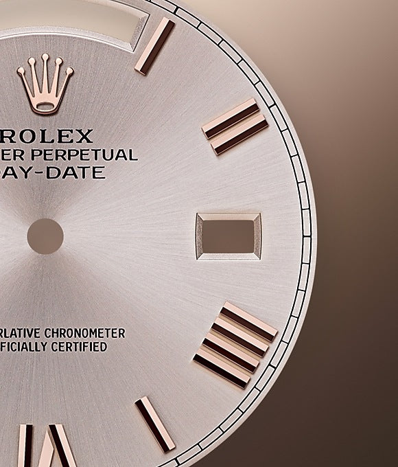 Rolex Day-Date 40 Everose gold Ref# 228345RBR-0008