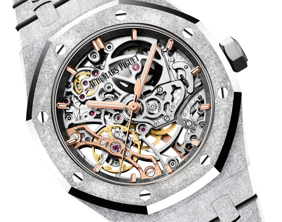 Audemars Piguet Royal Oak DOUBLE BALANCE WHEEL OPENWORKED Ref# 15466BC.GG.1259BC.01