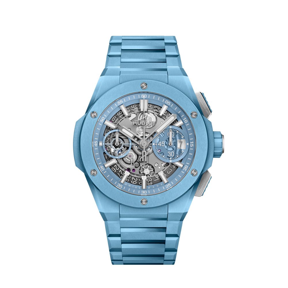 Hublot Big Bang INTEGRATED SKY BLUE CERAMIC Ref# 451.EX.5120.EX