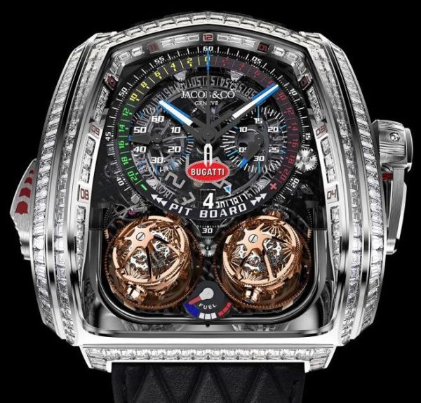 Jacob & Co. TWIN TURBO FURIOUS BUGATTI BAGUETTE Watch Replica TT800.30.BD.UA.A Jacob and Co Watch Price