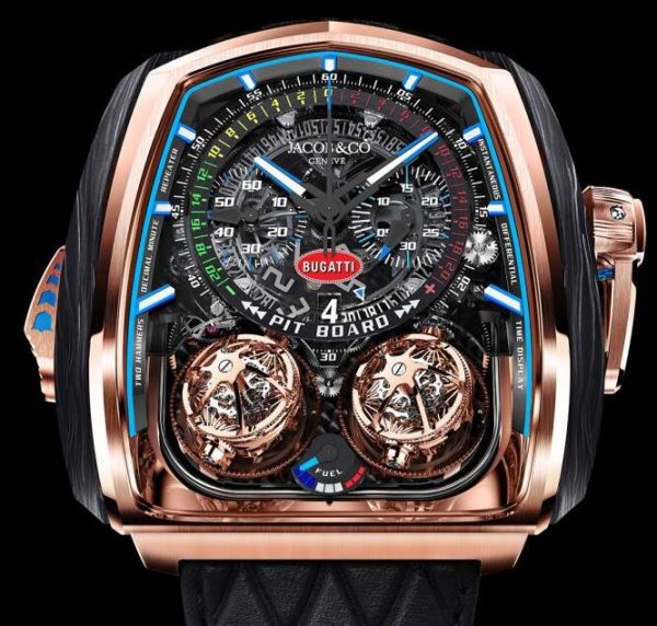 Jacob & Co. TWIN TURBO FURIOUS BUGATTI ROSE GOLD Watch Replica TT200.40.AB.AB.A Jacob and Co Watch Price