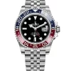 Rolex GMT Master II Pepsi Black Dial Stainless Steel Mens Watch 126710blro-0001