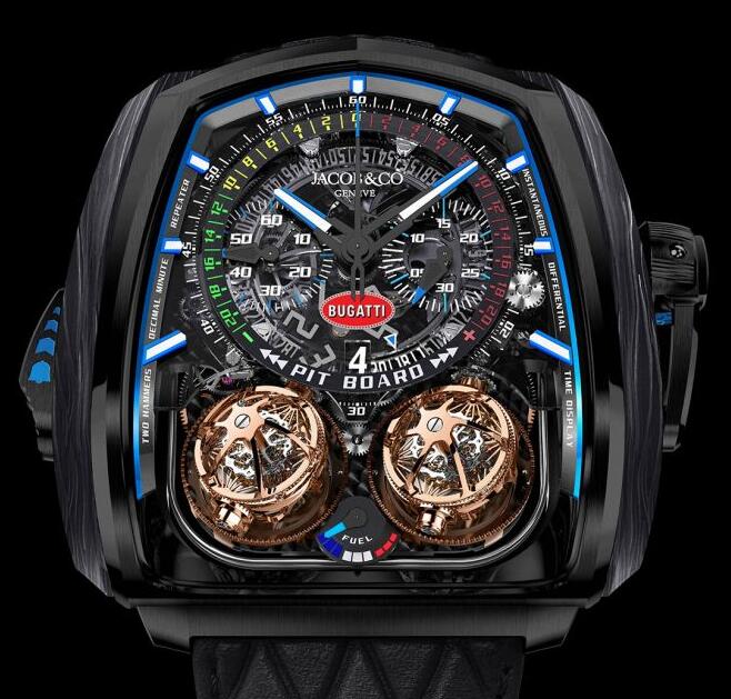 Jacob & Co. TWIN TURBO FURIOUS BUGATTI Watch Replica TT200.21.AB.AB.A Jacob and Co Watch Price