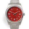 Rolex 124300 Oyster Perpetual 41 "Coral Red" "Brand New"