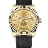 Rolex 326238 Sky Dweller 42mm Gold Kadran