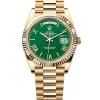 The Rolex Day-Date 40 With Green Lacquered Dial 228238