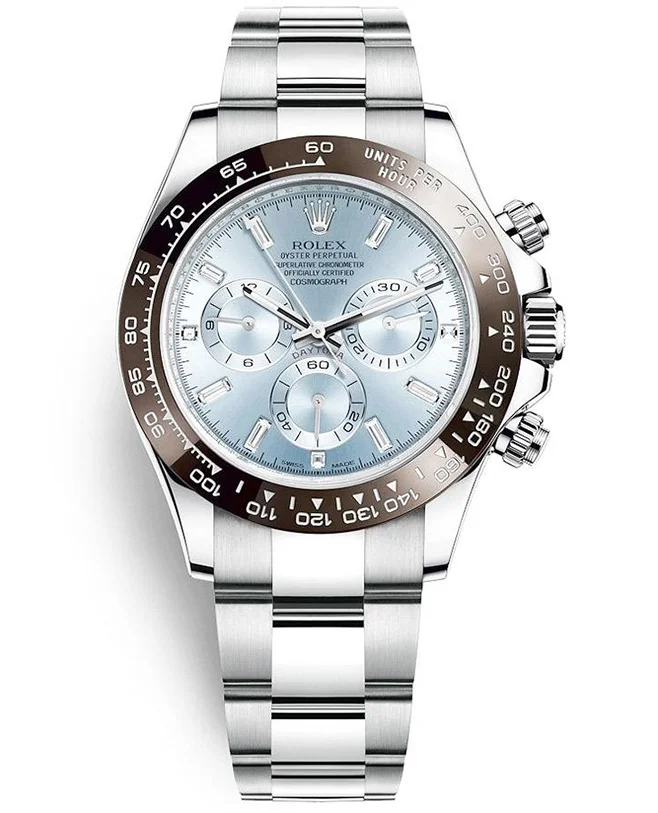 Rolex Daytona 50th Anniversary Edition 40mm 116506 Ice Blue Baguette Diamond Dial