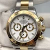 Rolex Daytona 116523 Stainless Steel Yellow Gold White Dial