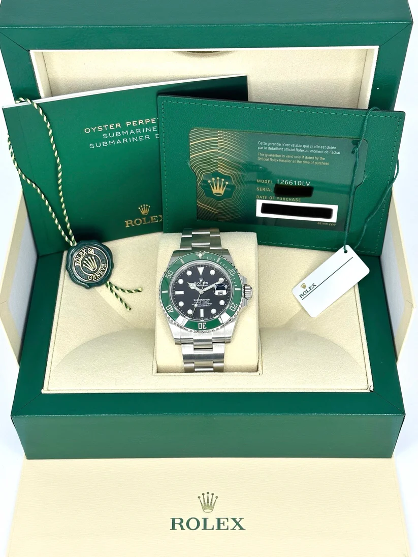 NEW 2024 Rolex Submariner "Starbucks" 41mm 126610LV Black Dial