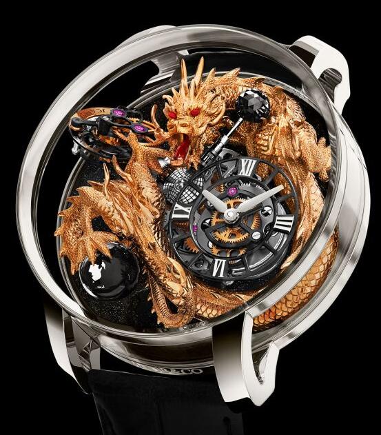 Jacob & Co. ASTRONOMIA BLACK DRAGON WHITE GOLD Watch Replica AT112.30.DR.UA.A Jacob and Co Watch Price