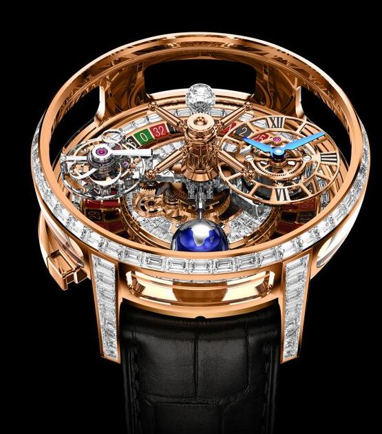 Jacob & Co. ASTRONOMIA TOURBILLON CASINO BAGUETTE Watch Replica AT860.40.BD.BD.ABALA Jacob and Co Watch Price