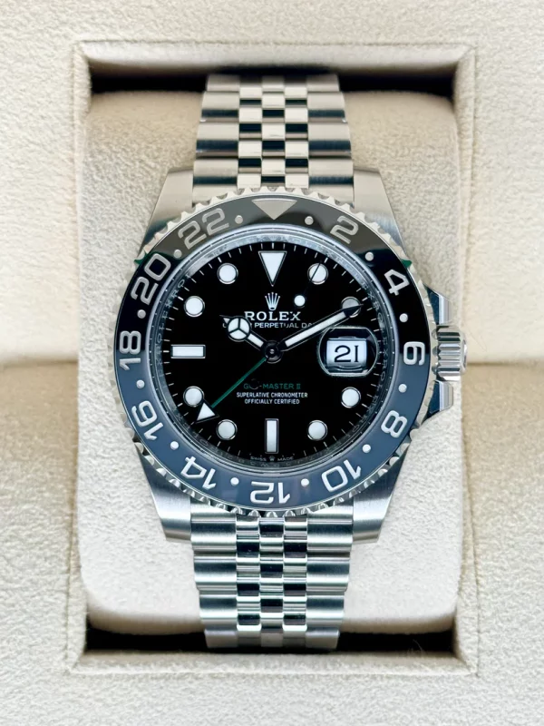 NEW 2024 Rolex GMT-Master II "Bruce Wayne" 40mm 126710GRNR Black Dial