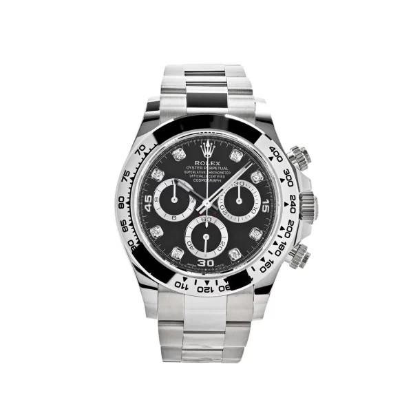 Rolex Daytona 116509 White Gold Black Diamond Dial