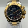 Rolex Daytona 116523 Stainless Steel and Yellow Gold Blue Dial