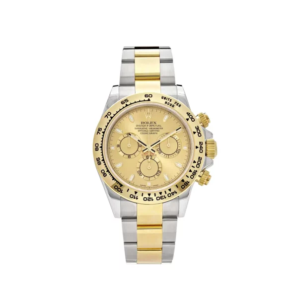 Rolex Daytona 116503 Two-Tone Yellow Gold Stainless Steel Champagne Dial