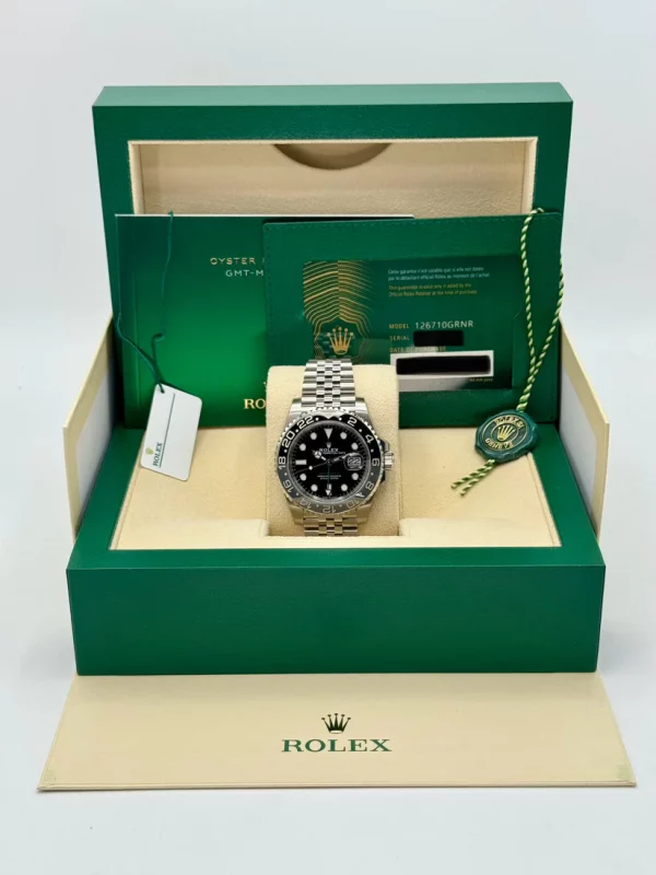 NEW 2024 Rolex GMT-Master II "Bruce Wayne" 40mm 126710GRNR Black Dial