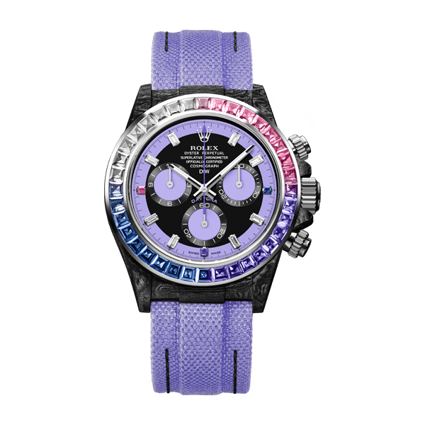 ROLEX Diw Daytona carbon rainbow violet 40mm carbon