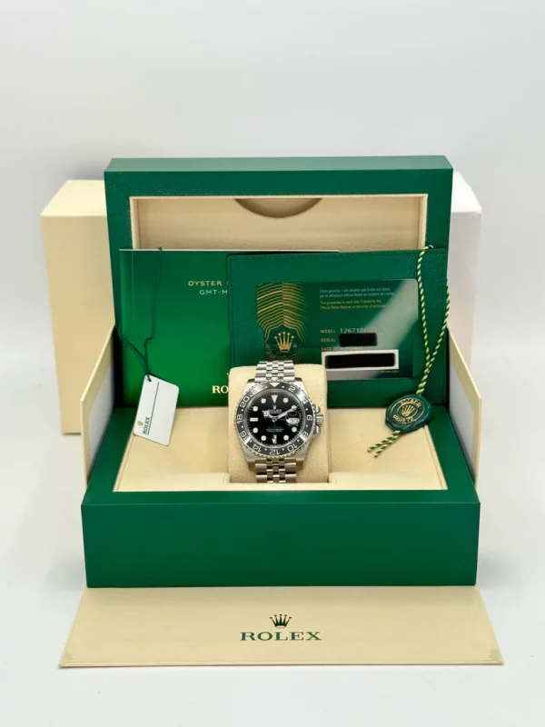 NEW 2024 Rolex GMT-Master II "Bruce Wayne" 40mm 126710GRNR Black Dial