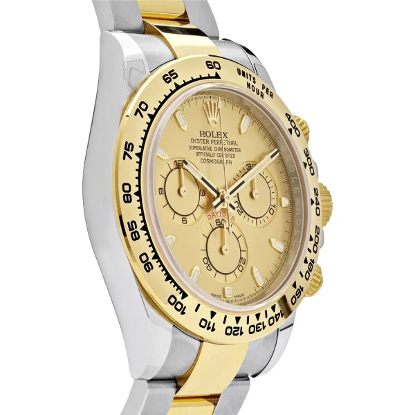 Rolex Daytona 116503 Two-Tone Yellow Gold Stainless Steel Champagne Dial