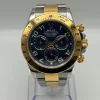 Rolex Daytona 116523 Stainless Steel and Yellow Gold Blue Dial