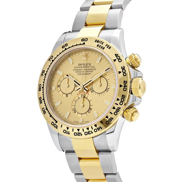 Rolex Daytona 116503 Two-Tone Yellow Gold Stainless Steel Champagne Dial