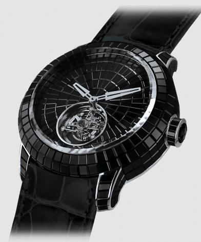 Jacob & Co. CAVIAR TOURBILLON BAGUETTE BLACK DIAMONDS Watch Replica CV201.30.BS.BS.B Jacob and Co Watch Price