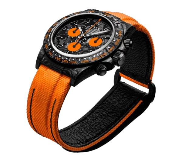 ROLEX Diw Daytona carbon orange edition 40mm oyster black