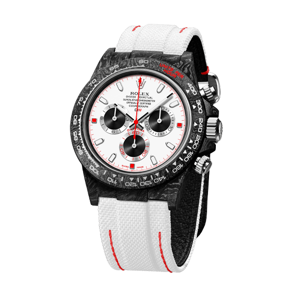 ROLEX Diw Daytona carbon speedster white 40mm oyster black